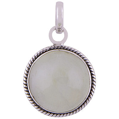 Yellow Prehnite 925 Sterling Silver Pendant - R101574-5