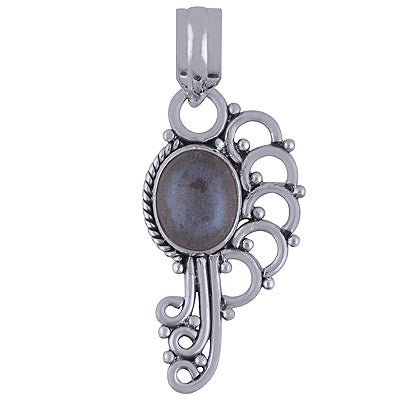 Labradorite 925 Sterling Silver Pendant - R101603-20