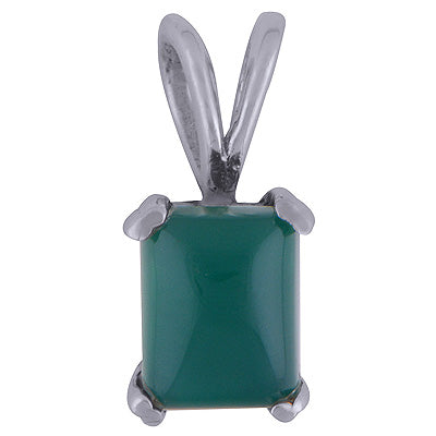 Green Onyx 925 Sterling Silver Pendant - R101616-25