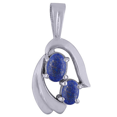 Lapis 925 Sterling Silver Pendant - R101619-21