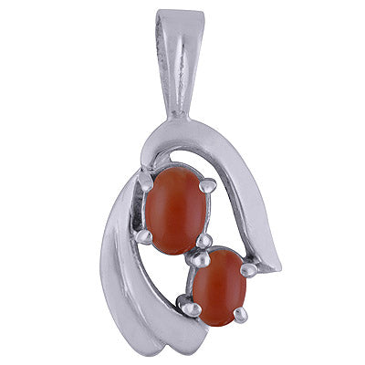 Carnelian 925 Sterling Silver Pendant - R101619-26