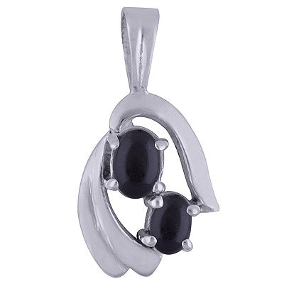 Black Onyx 925 Sterling Silver Pendant - R101619-36