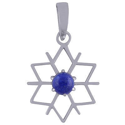 Lapis 925 Sterling Silver Pendant - R101620-18