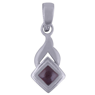 Garnet 925 Sterling Silver Pendant - R101643-7