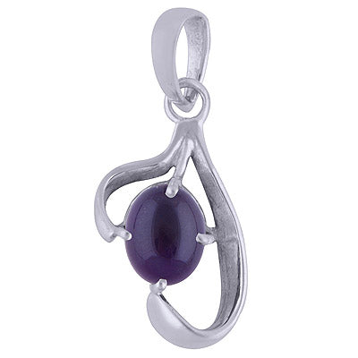 Amethyst 925 Sterling Silver Pendant - R101645-1
