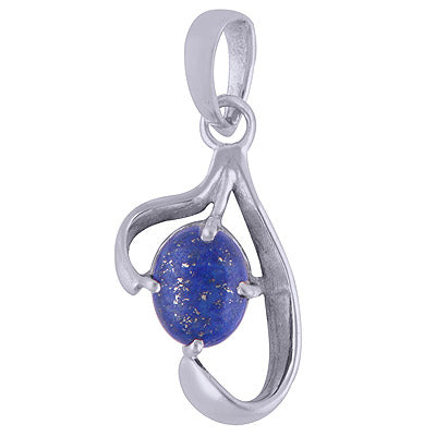 Lapis 925 Sterling Silver Pendant - R101645-18