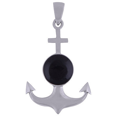 Black Onyx 925 Sterling Silver Pendant - R101667-20