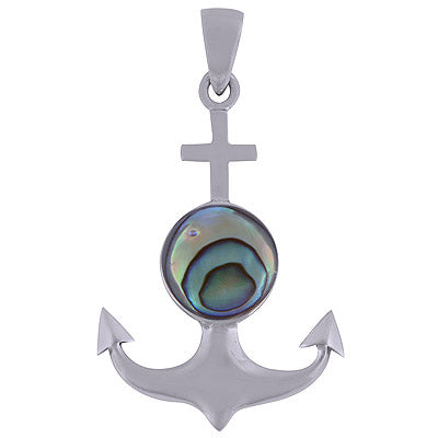 Abalone Shell 925 Sterling Silver Pendant - R101667-4