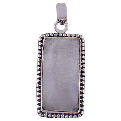 Rainbow Moonstone 925 Sterling Silver Pendant - R101712-15