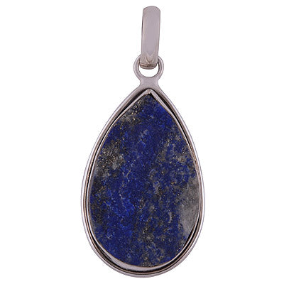 Lapis Druzy 925 Sterling Silver Pendant - R101715-27