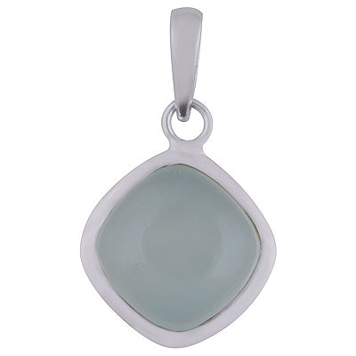 Aqua Chalcedony 925 Sterling Silver Pendant - R101759-6