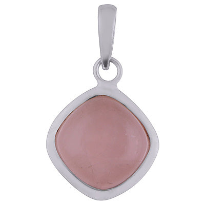 Rose Quartz 925 Sterling Silver Pendant - R101759-8