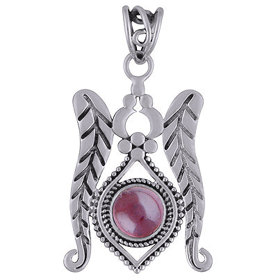 Garnet 925 Sterling Silver Pendant - R101773-2