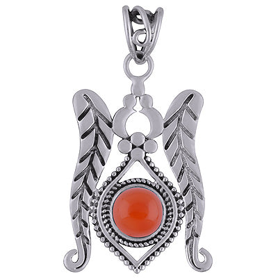 Carnelian 925 Sterling Silver Pendant - R101773-6