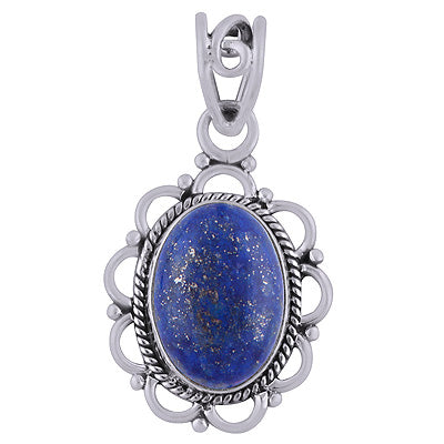 Lapis 925 Sterling Silver Pendant - R101781-5