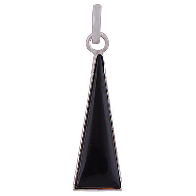 Black Onyx 925 Sterling Silver Pendant - R101797-11