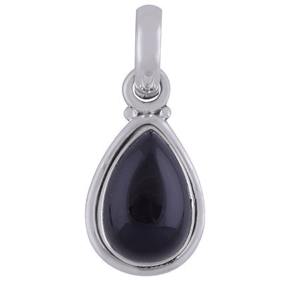 Black Onyx 925 Sterling Silver Pendant - R101803-11
