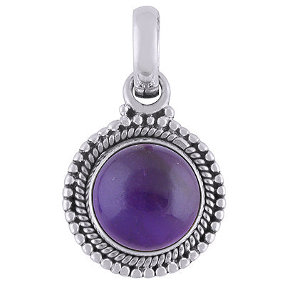 Amethyst 925 Sterling Silver Pendant - R101806-1