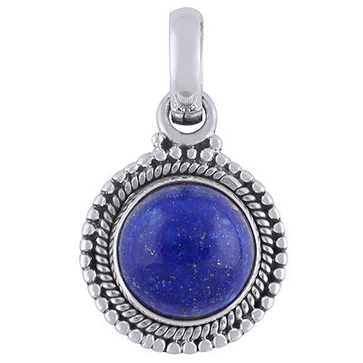 Lapis 925 Sterling Silver Pendant - R101806-5