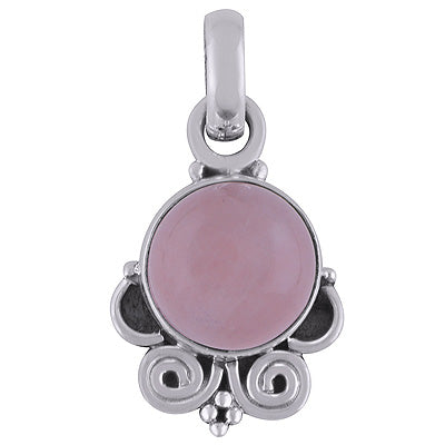 Rose Quartz 925 Sterling Silver Pendant - R101807-10