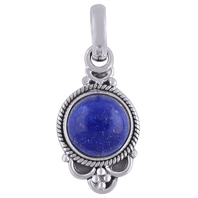 Lapis 925 Sterling Silver Pendant - R101808-5