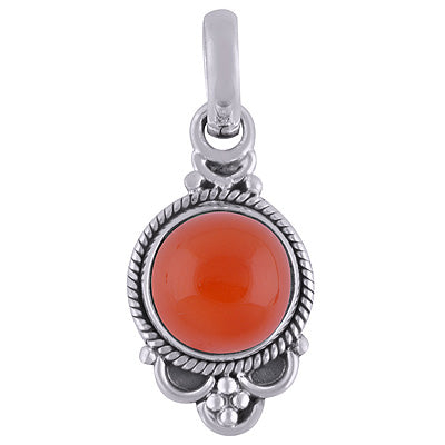 Carnelian 925 Sterling Silver Pendant - R101808-6