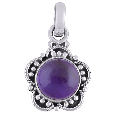 Amethyst 925 Sterling Silver Pendant - R101809-1