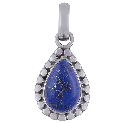 Lapis 925 Sterling Silver Pendant - R101810-5