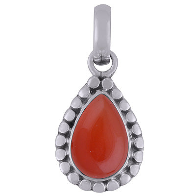 Carnelian 925 Sterling Silver Pendant - R101810-6