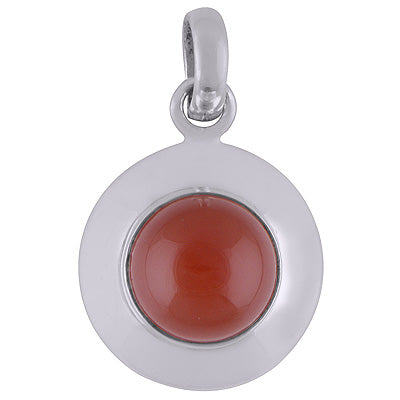 Carnelian 925 Sterling Silver Pendant - R101811-6