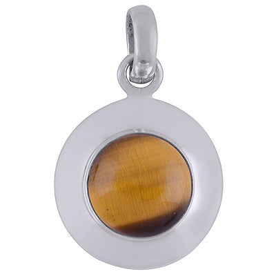Tiger's Eye 925 Sterling Silver Pendant - R101811-8