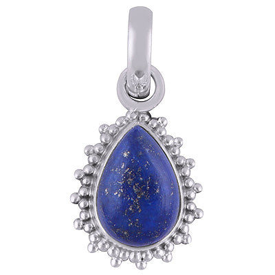 Lapis 925 Sterling Silver Pendant - R101812-5