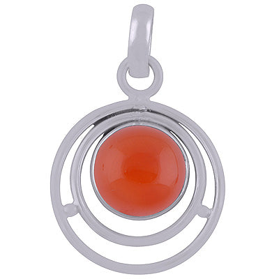 Carnelian 925 Sterling Silver Pendant - R101814-6