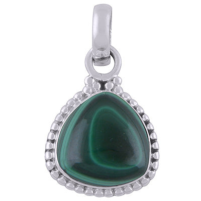 Malachite 925 Sterling Silver Pendant - R101817-6