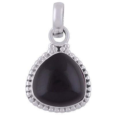 Black Onyx 925 Sterling Silver Pendant - R101817-9