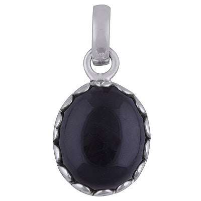 Black Onyx 925 Sterling Silver Pendant - R101821-11