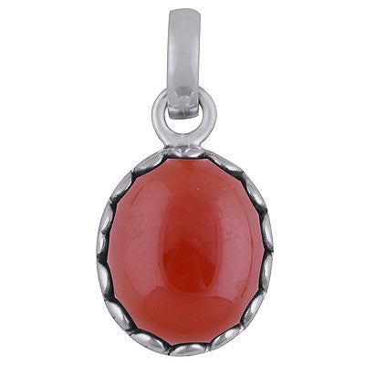 Carnelian 925 Sterling Silver Pendant - R101821-6