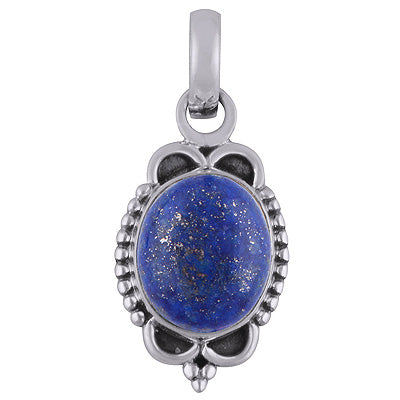 Lapis 925 Sterling Silver Pendant - R101822-5
