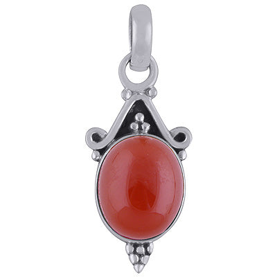 Carnelian 925 Sterling Silver Pendant - R101824-6