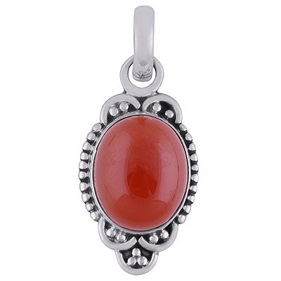 Carnelian 925 Sterling Silver Pendant - R101826-6