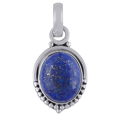 Lapis 925 Sterling Silver Pendant - R101828-5