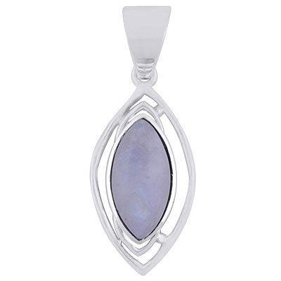 Stunning Work Around Rainbow Moonstone Marquise Shape 925 Sterling Solid Silver Pendants - R101942-3