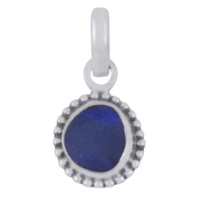 Stunning Oxidised Rawa Work Around Australian Opal Fancy Shape 925 Sterling Solid Silver Pendant - R101974-92
