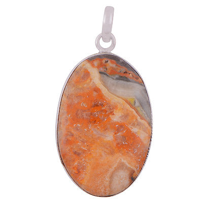 Gorgeous Plain BumbleBee Jasper Oval Shape 925 Sterling Solid Silver Pendant - R101985-6
