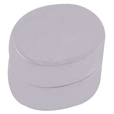 Beautiful Plain Oval Shape 925 Sterling Solid Silver Article Box - R1020003-1