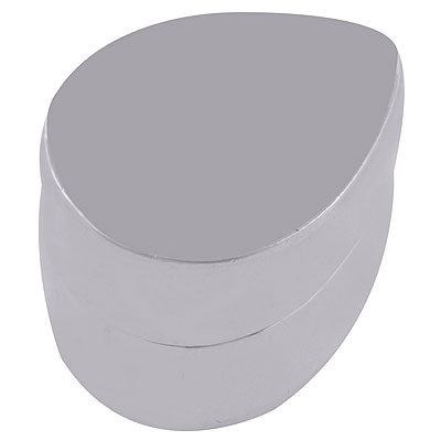 Beautiful Plain Pear Shape 925 Sterling Solid Silver Article Box - R1020003-3