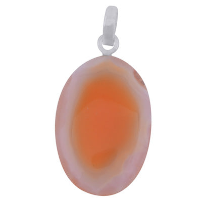 Magnificent Gemstone Eye Agate Oval Shape 925 Sterling Solid Silver Pendant - R102050-24