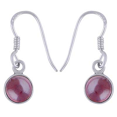 925 Sterling Silver Garnet Earrings - R1500359-136