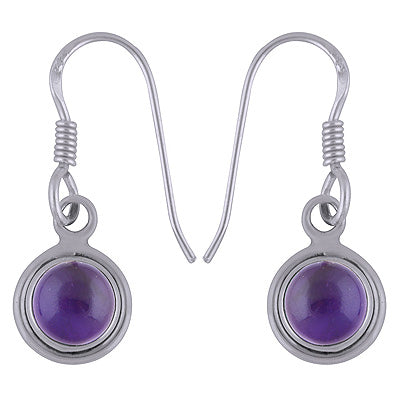 925 Sterling Silver Amethyst Earrings - R1500499-11
