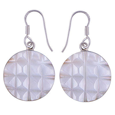 925 Sterling Silver Shell Earrings - R1500605-1